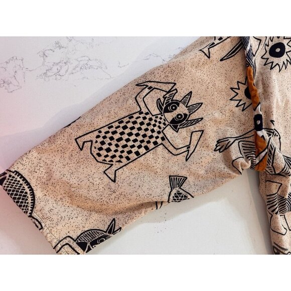 Rare Handmade One-of-A-Kind African Tribal Jacket Reversible Dindga Cowrie Shell - Picture 11 of 16